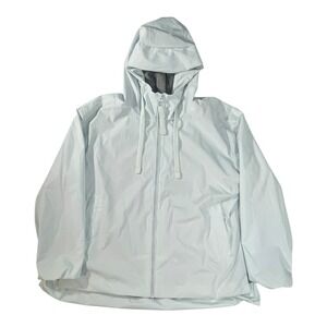 LIV OUTDOOR LIFE INTEGRITY EARTH Light Blue Hooded Zip Up Lined Jacket Size XL